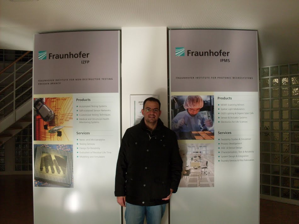 Micro e nanoestruturas 1 Sérgio realizou treinamento em nanotecnologia no Instituto Fraunhofer (Alemanha)