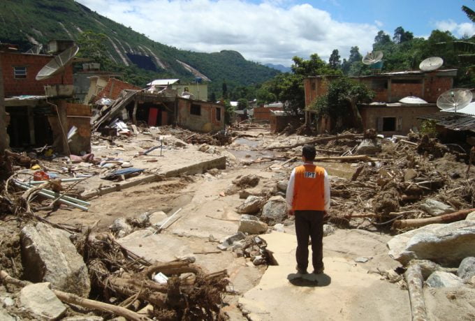 Equipe de três pesquisadores do IPT esteve na região serrana do Rio de Janeiro (na foto, Teresópolis) e realizou uma série de vistorias