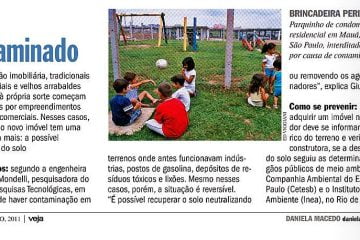 Áreas contaminadas - Revista Veja - 16 de março