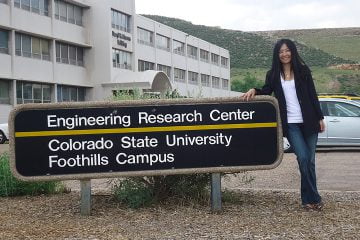 Capacitação de Olga na Universidade do Colorado buscou o desenvolvimento de modelos que quantificam riscos sob a ótica bayesiana