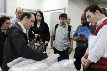 Missão técnica de São Tomé e Príncipe e da Caixa Econômica Federal conheceu instalações do IPT, como o Laboratório de Materiais de Construção Civil