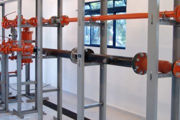 Loop de corrosão usado para ensaios em fluxos multifásicos e para testes de dispositivos para monitoramento de corrosão interna de dutos