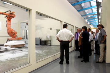 Delegação de Potsdam conheceu as instalações do Centro de Engenharia Naval e Oceânica