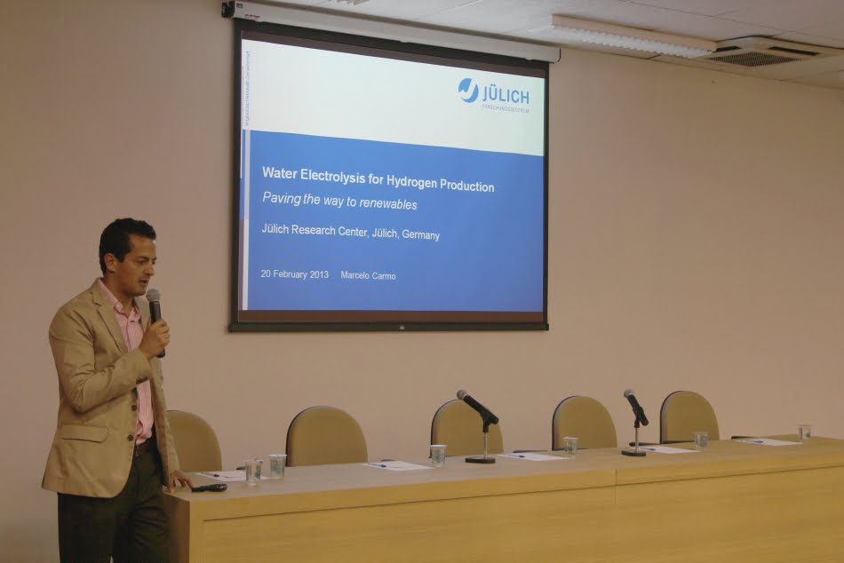 Marcelo Carmo: interesse alemão em tecnologia de célula PEM foi impulsionado pelas metas de combate aos gases do efeito estufa e redução das usinas nucleares
