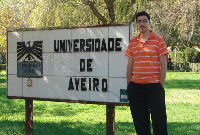 Pesquisador se instalou em Portugal durante oito meses para realizar estudos na Universidade de Aveiro, em Portugal