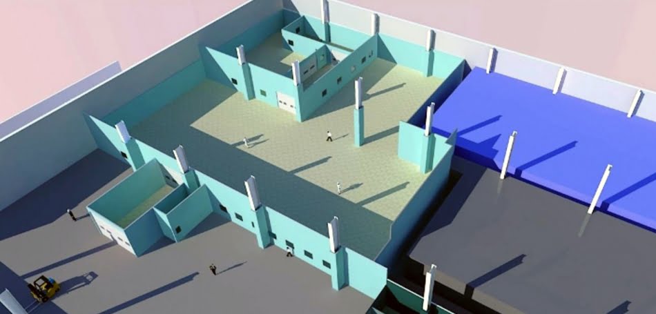 Sala limpa do novo laboratório terá controle de parâmetros ambientais: umidade, temperatura e quantidade máxima de partículas por metro cúbico