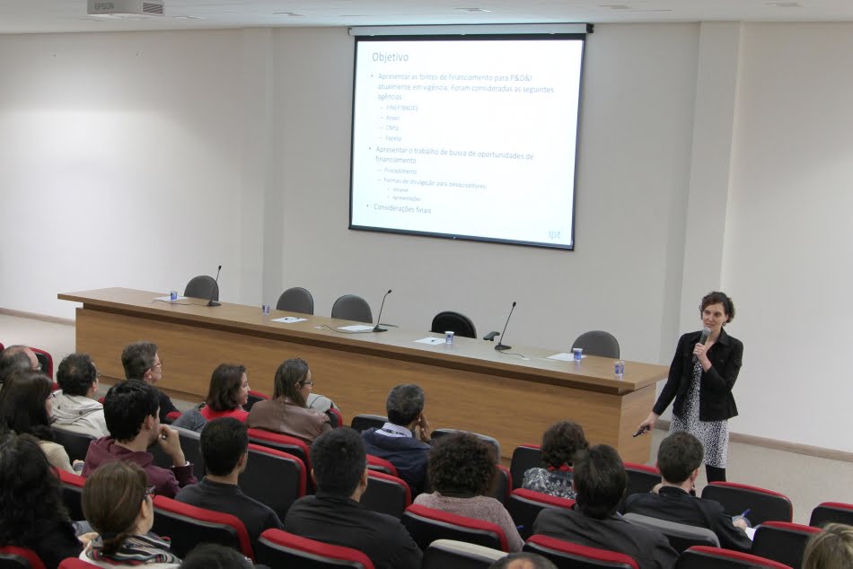 Flávia Motta (à dir): IPT manifestará interesse em participar de praticamente todos os editais Inova