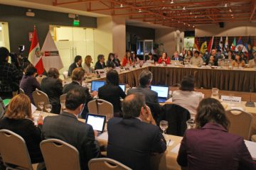 Participantes da 7ª Reunião Regional da América Latina e Caribe sobre Consumo e Produções Sustentáveis. Crédito foto: Organização do evento