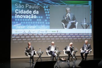 Fernando Landgraf (segundo, da esq. para a dir): "Inovação não é modismo; indústria brasileira precisa dela para aumento da competitividade" - Crédito foto: Divulgação Fiesp