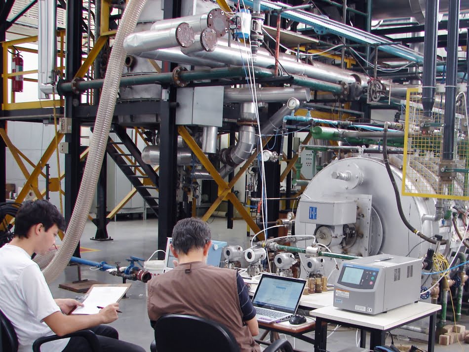 Laboratório de Energia Térmica do IPT executou uma série de testes de um conjunto completo de queimadores (fornos de nafta e etano) da unidade da empresa na cidade de Triunfo