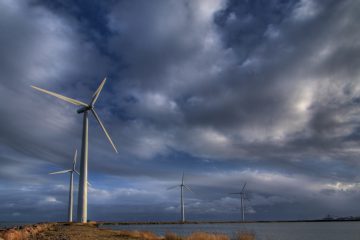 Exemplo de energia renovável: eólica, que provém dos ventos