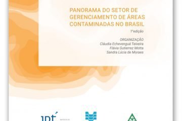 Panorama do setor de gerenciamento de áreas contaminadas no Brasil 1 Capa da publicação, baixe o pdf completo abaixo