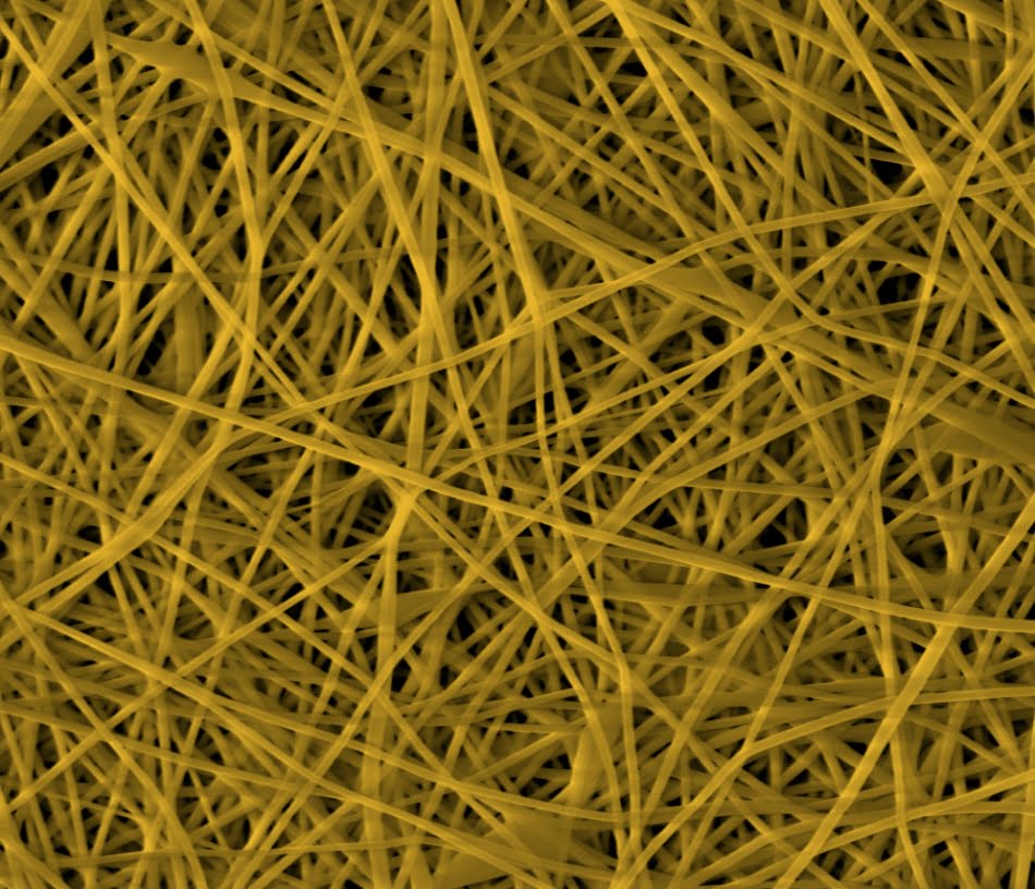 Laboratório de Processos Químicos e Tecnologia de Partículas - LPP 2 Micrografia de nanofibra