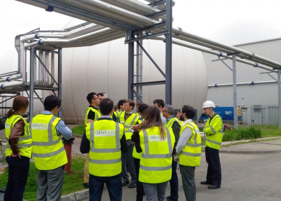 Comitiva brasileira conheceu a planta industrial da GENeco, na cidade de Bristol. Crédito foto: GENeco