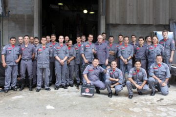 Oficiais de diversos grupamentos dos Bombeiros visitaram o LSFEx na semana passada. Para Antônio Berto, chefe do laboratório, visita foi "proveitosa"