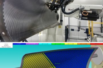 Manufacturing process simulation and production of the fuselage were made at the Lightweight Structures Laboratory