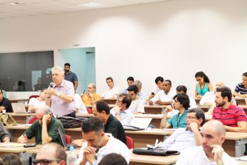 Empresas e instituições interessadas em contribuir com ideias e apoiar o projeto, em um total de 72 participantes, estiveram presente no workshop do IPT