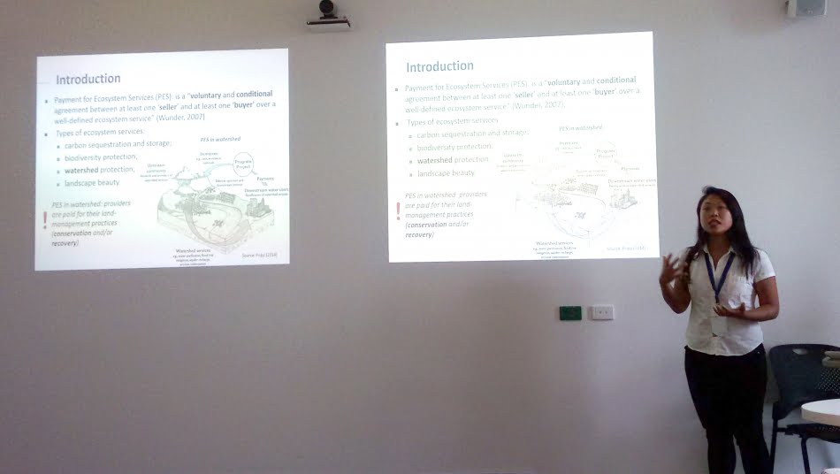 ...e a seleção de parâmetros para a priorização de microbacias hidrográficas como subsídio à aplicação de Pagamento de Serviços Ambientais (PSA) foi o tema da apresentação da pesquisadora do IPT.