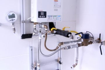 Ensaios de equipamentos para aquecimento a gás de água 12 Bancada de ensaio para certificação de aquecedores de água a gás