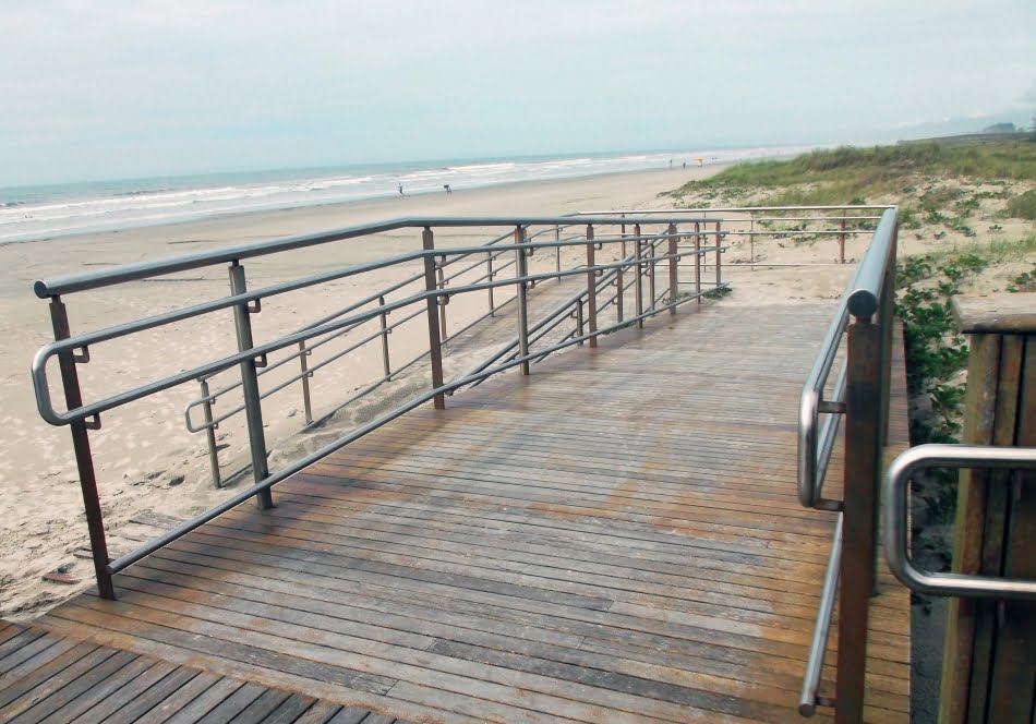 ...e o projeto também contemplou a identificação botânica das madeiras dos decks e das passarelas.