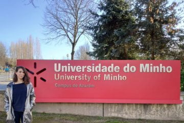 Engenharia têxtil 4 Pesquisadora do IPT ficou no campus da universidade situado em Guimarães, entre outubro de 2018 e julho de 2019