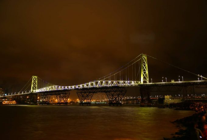 Ponte Hercílio Luz, em Florianópolis, foi reinaugurada no dia 30 de dezembro de 2019. Foto: Leonardo Souza