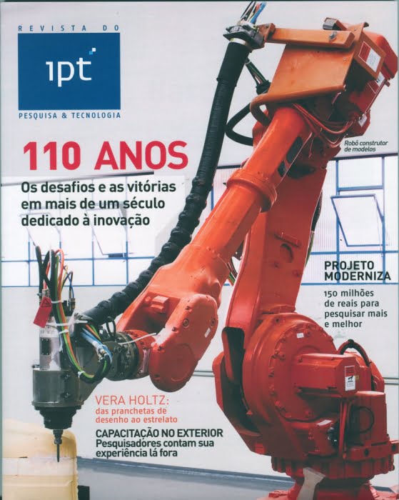 Revista dos 110 1 Capa da Revista Comemorativa aos 110 anos do IPT