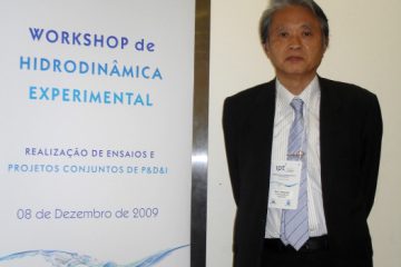 Tsugukiyo Hirayama, da Universidade de Yokohama, apresentou novas tecnologias em tanques e instrumentações
