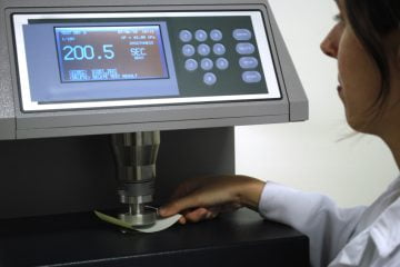 Teste do padrão de lisura de papel dos cupons