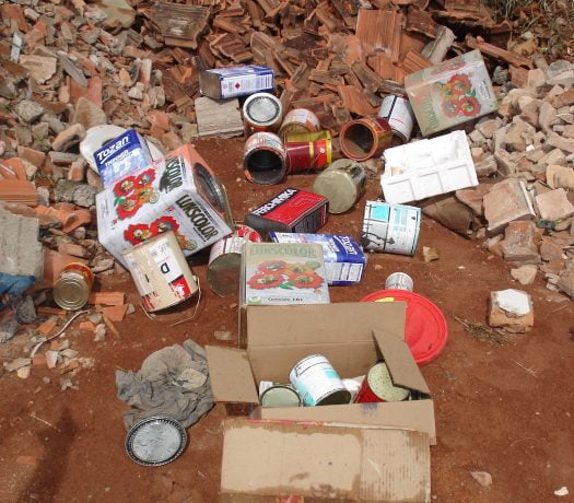 Disposição irregular de resíduos