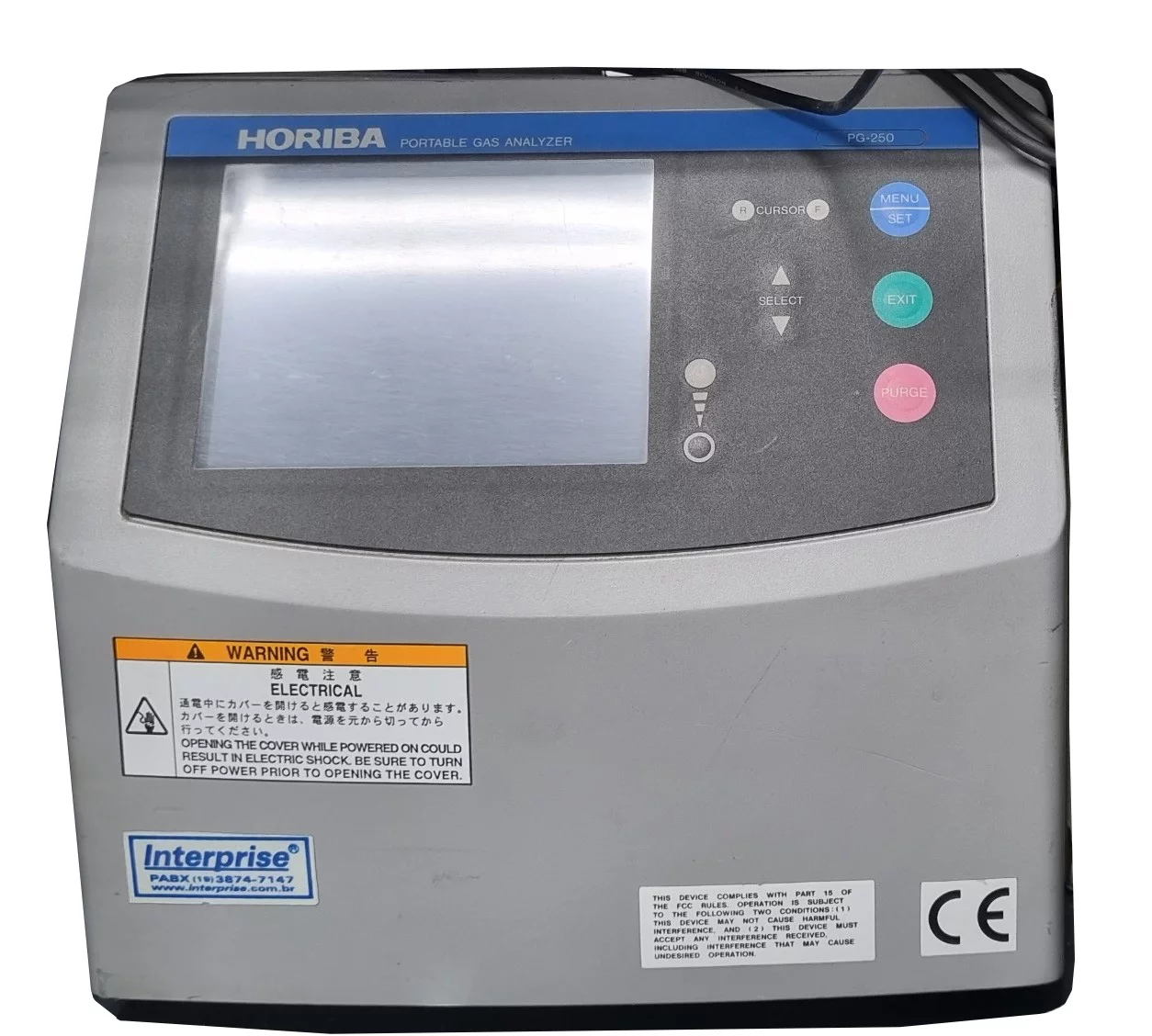 Equipamentos Multiusuários LBE 24 Analisador de gases