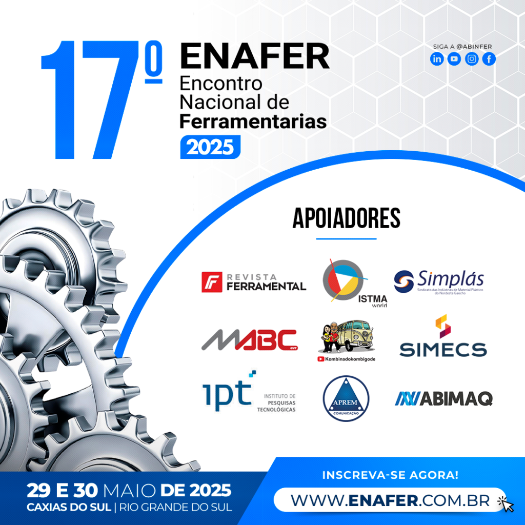 17º Encontro Nacional de Ferramentarias – ENAFER 1 post apoiadores enafer 2025