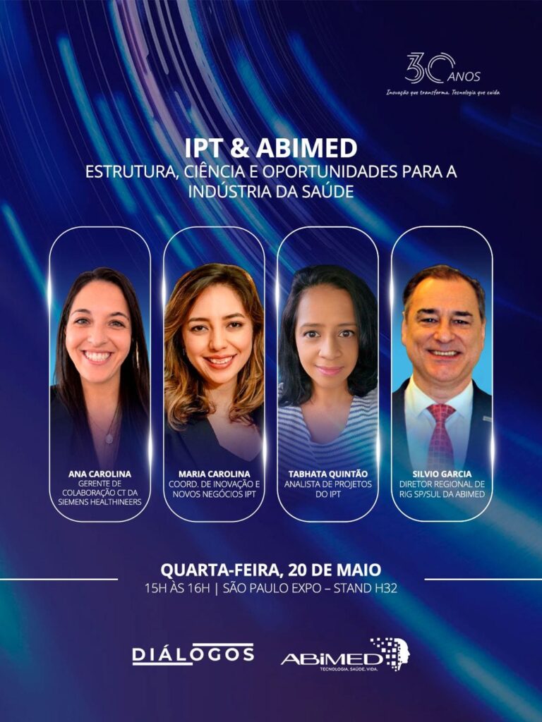 IPT participa da Hospitalar 2026 com debates sobre inovação, saúde e tecnologias aplicadas 1 WhatsApp Image 2026 05 18 at 10.27.02